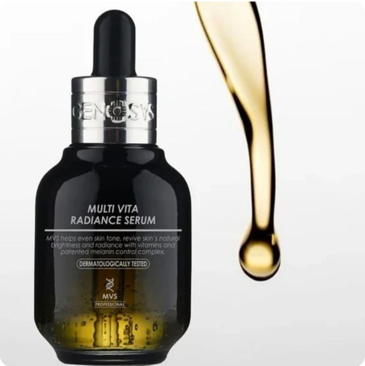 سرم روشن کننده و ضد لک مولتی ویتامین ژنوسیس Multi Vita Radiance Serum